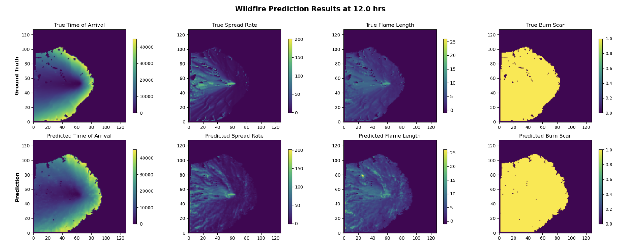 Wildfire Simulation Result